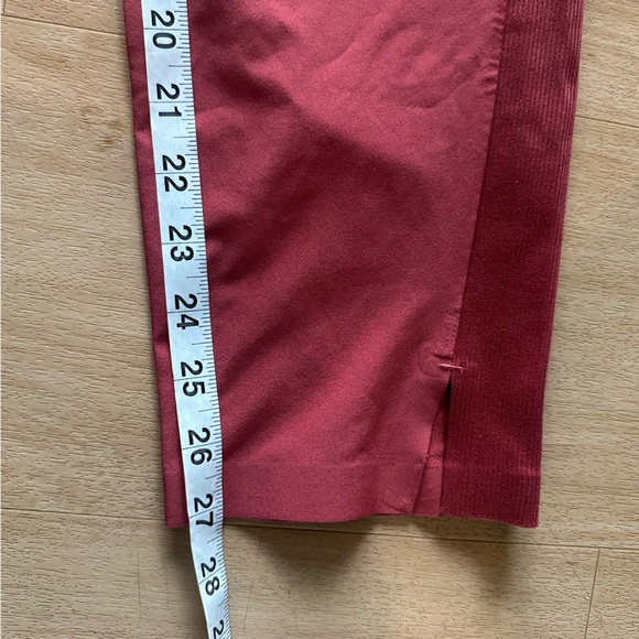 Athleta Brooklyn Ankle Pant Cinnamon Red Travel Lightweight Business Casual Pant - Picture 9 of 14